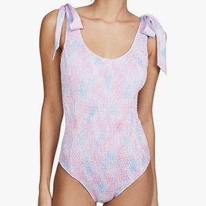 LOVESHACKFANCY Women's Posy One Piece Swimsuit NWOT